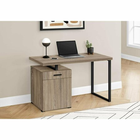 DAPHNES DINNETTE 48 in.Computer Desk Dark Taupe DA3593417